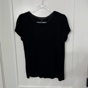 White House Black Market Classic Black Tee